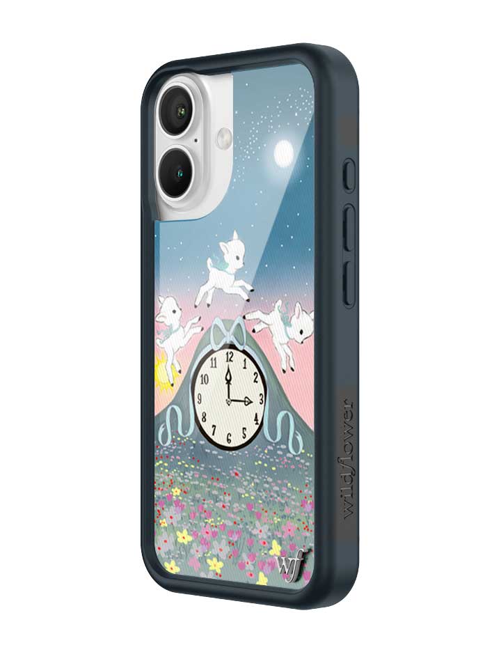Wildflower iPhone case 16 Laufey Collab Clock Cute