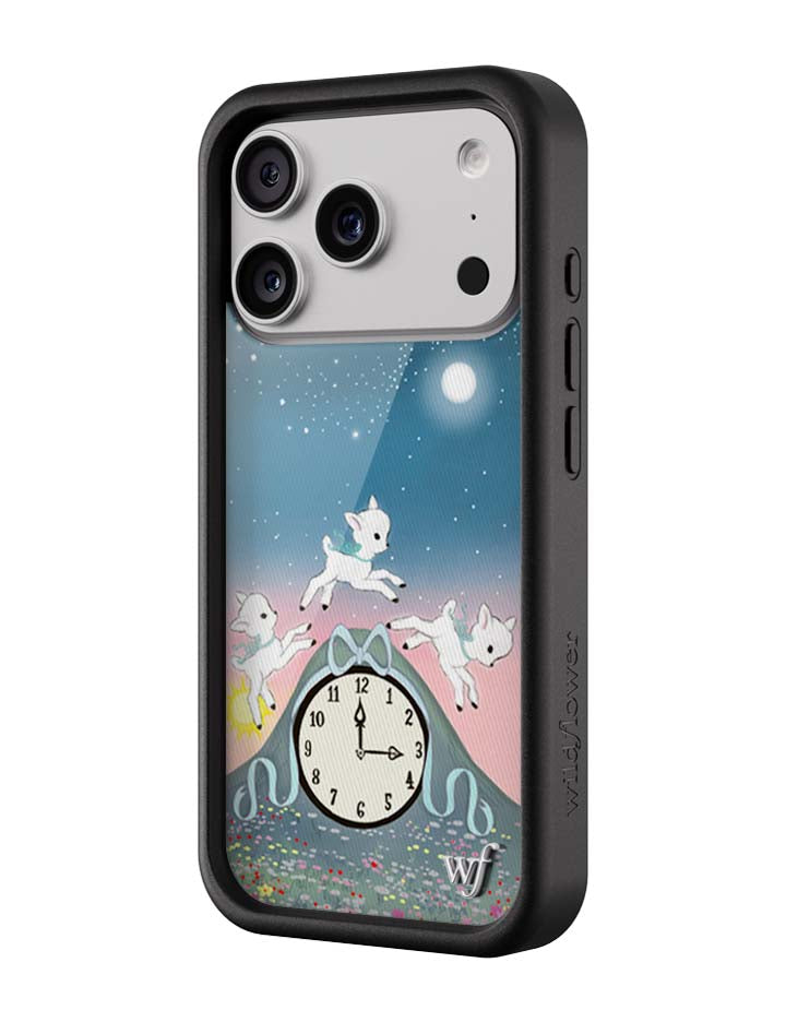 Wildflower iPhone case 17 Pro Laufey Collab Clock Cute