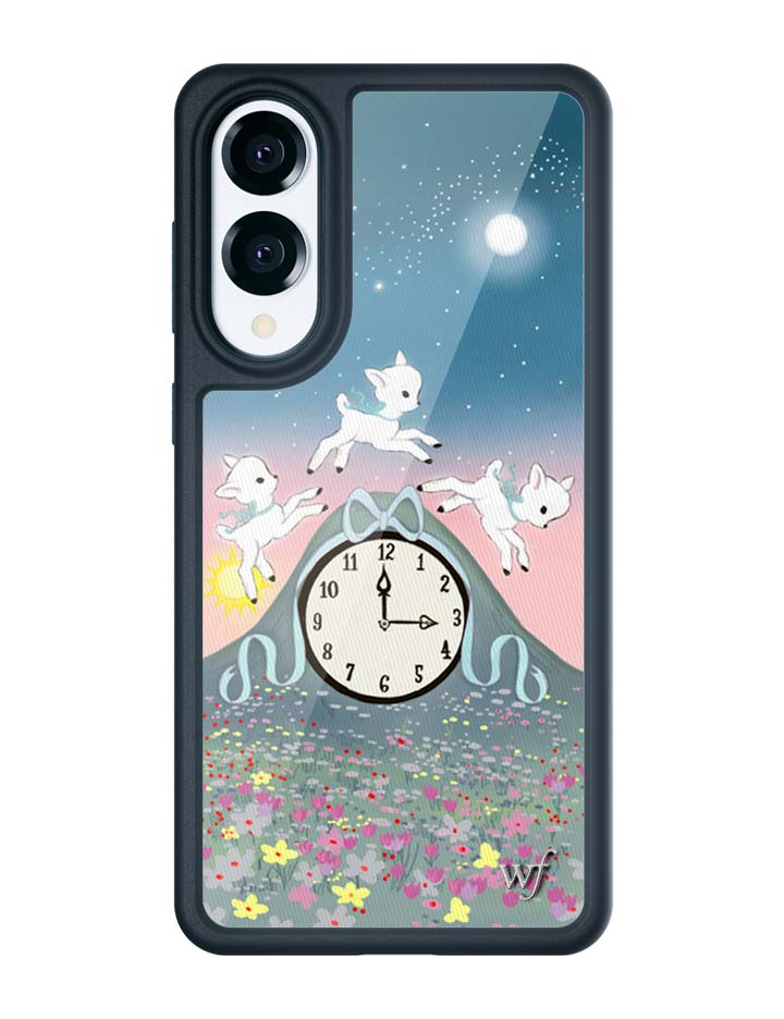 Wildflower Galaxy S25 case Edge Laufey Collab Clock Cute