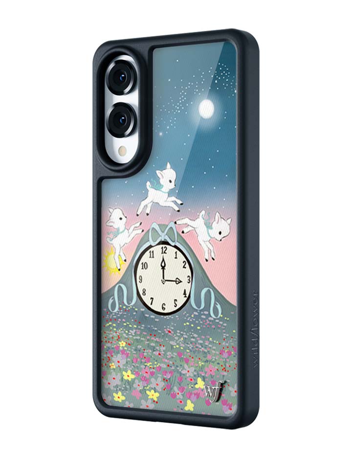 Wildflower Galaxy S25 case Edge Laufey Collab Clock Cute