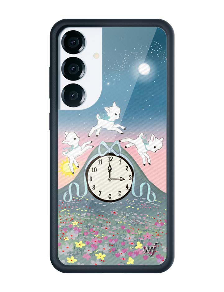 Wildflower Galaxy S25 case Plus Laufey Collab Clock Cute