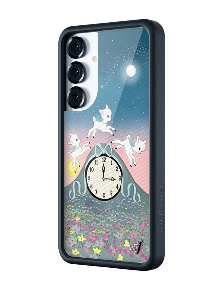Wildflower Galaxy S25 case Plus Laufey Collab Clock Cute