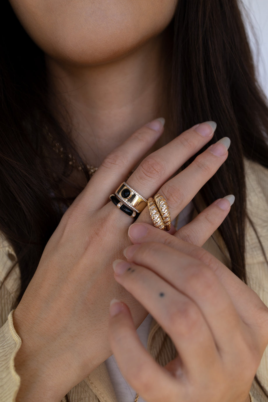 Leeada - Bree Wrap Ring - Gold -