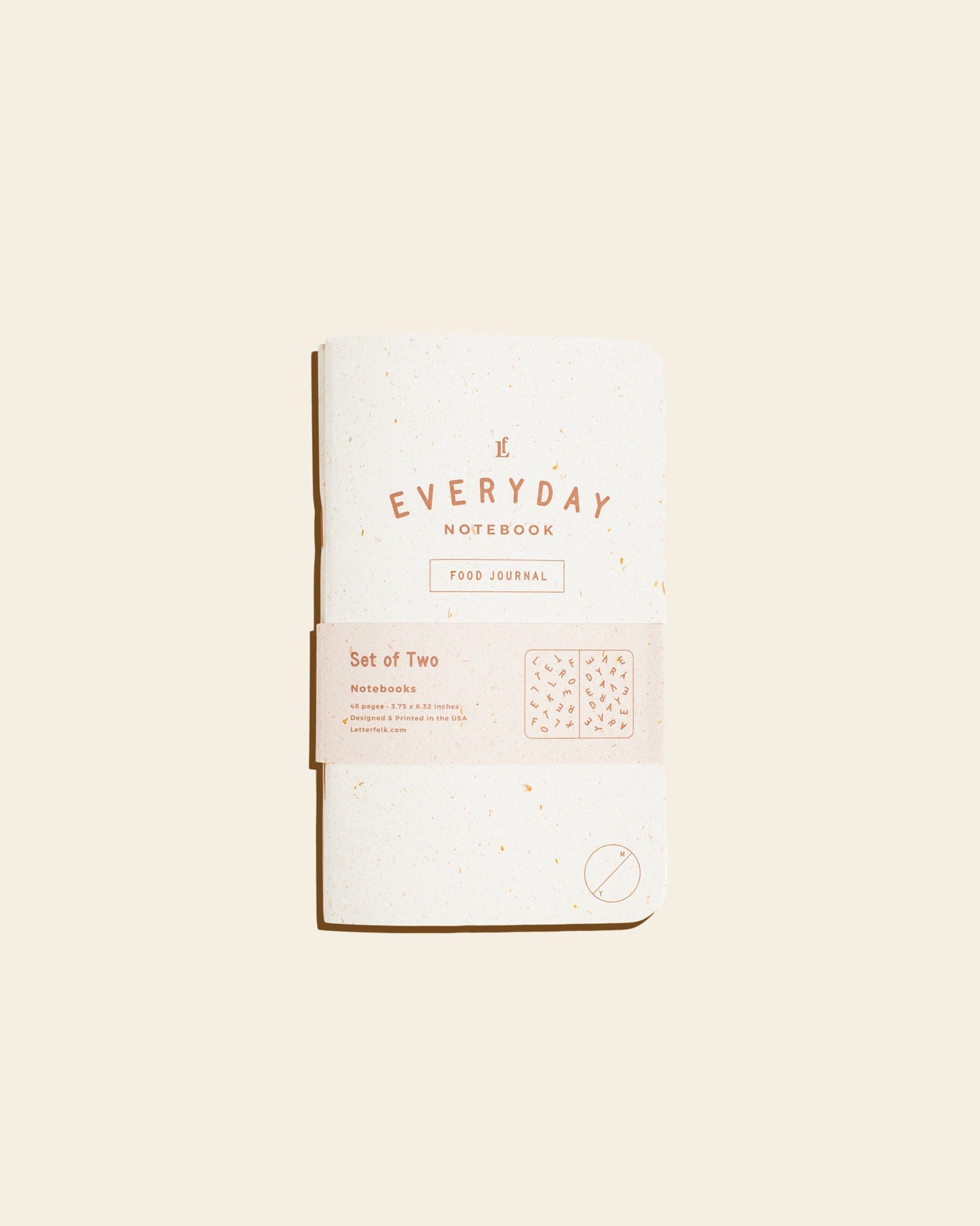 Letterfolk - Everyday Food Journal Notebook 2-Pack -