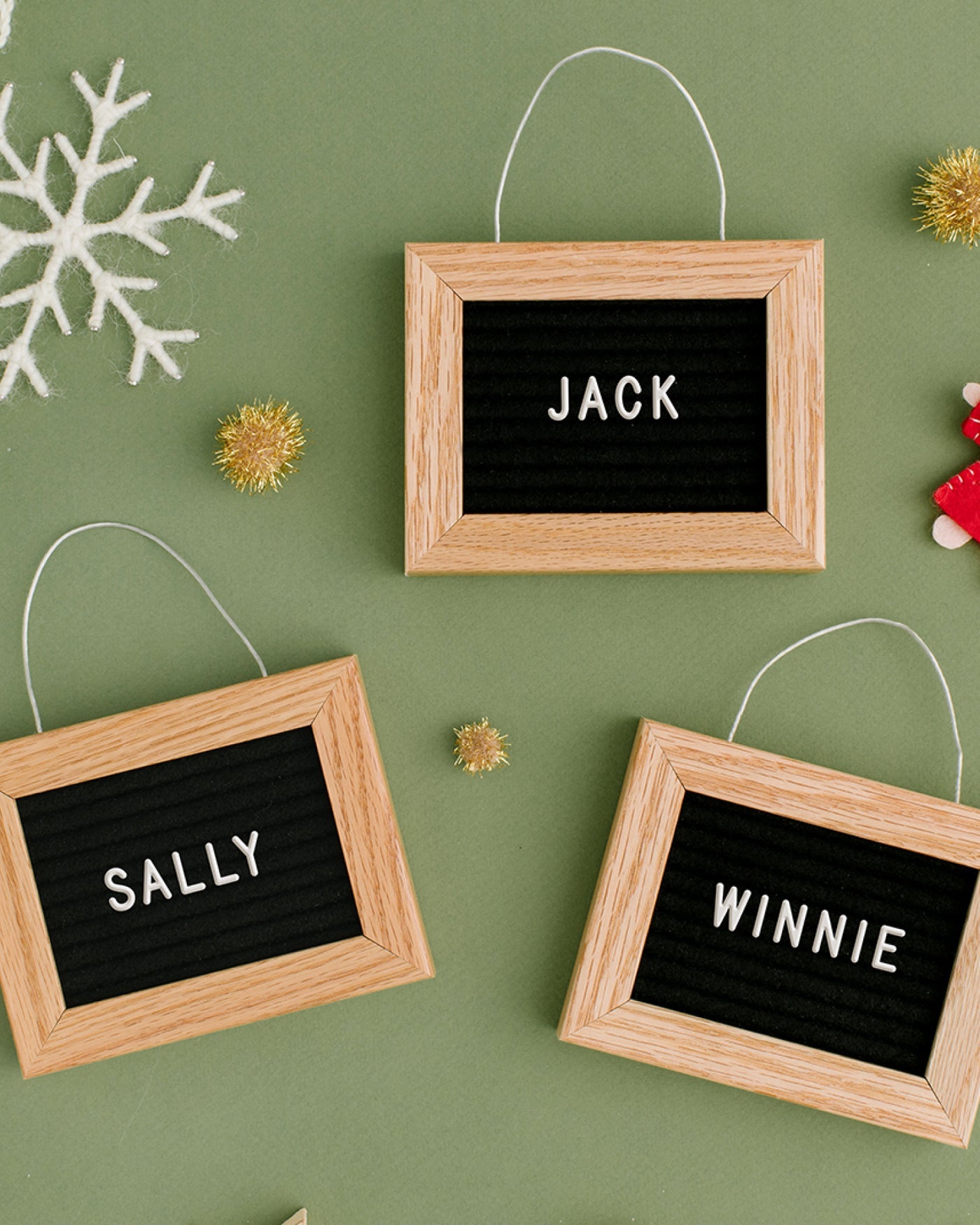 Letterfolk - Letter Board Ornament -