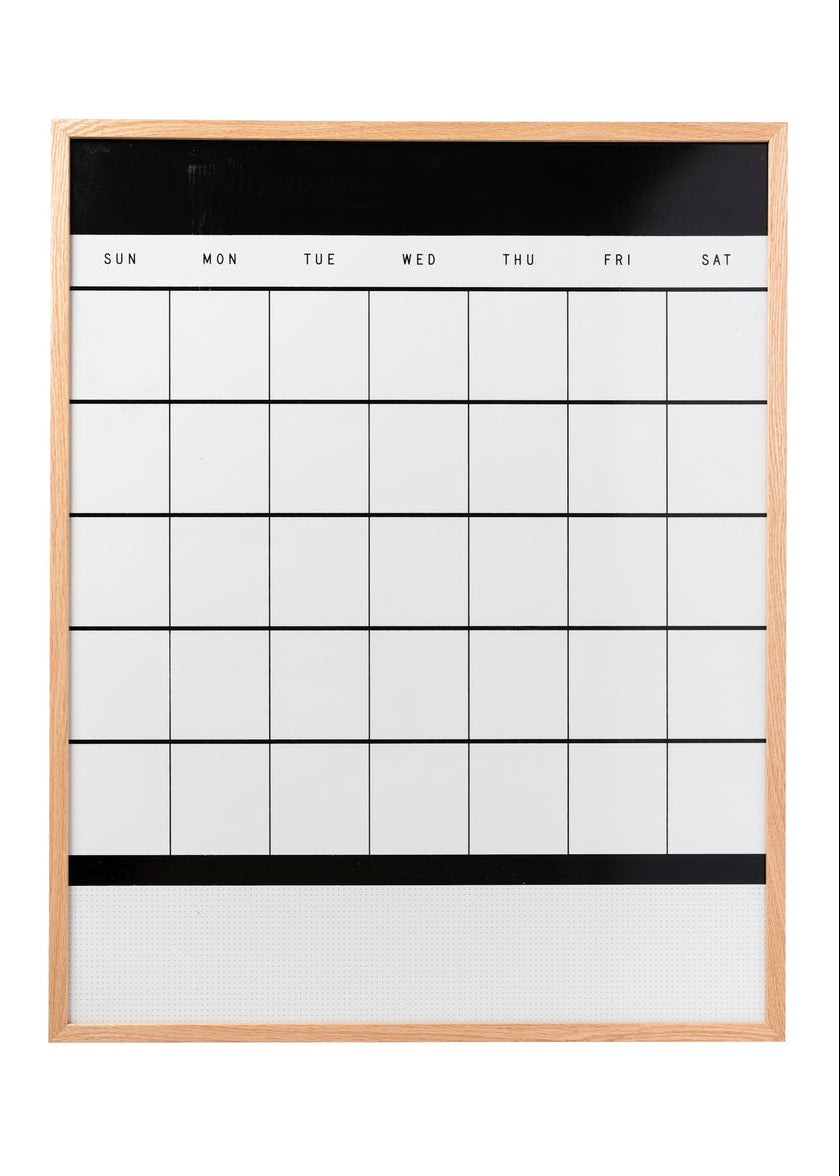 Letterfolk - Block Monthly Calendar -