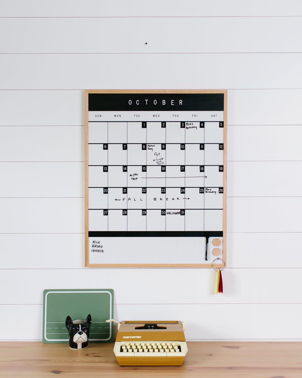 Letterfolk - Block Monthly Calendar -