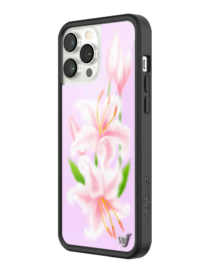 Wildflower iPhone case 13 Pro Max Sweet Lily Lilac Cute