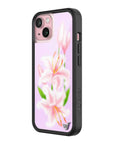 Wildflower iPhone case 15 Sweet Lily Lilac Cute