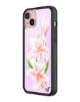 Wildflower iPhone case 15 Plus Sweet Lily Lilac Cute