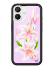 Wildflower iPhone case 16 Sweet Lily Lilac Cute