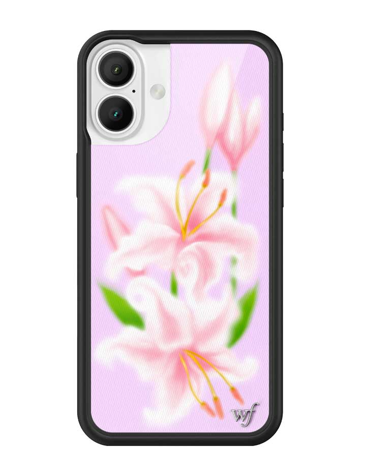 Wildflower iPhone case 16 Plus Sweet Lily Lilac Cute