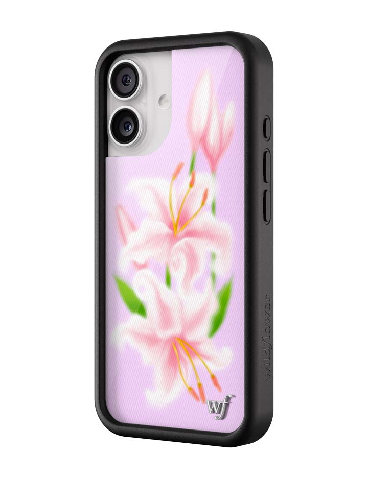 Wildflower iPhone case 17 Sweet Lily Lilac Cute