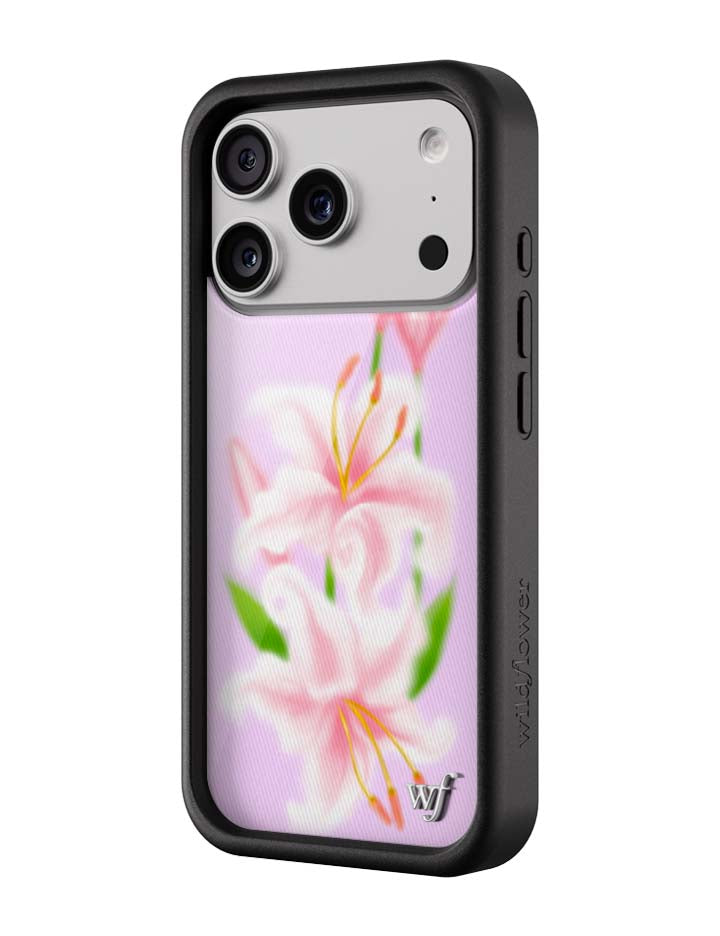 Wildflower iPhone case 17 Pro Sweet Lily Lilac Cute