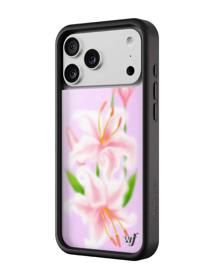 Wildflower iPhone case 17 Pro Max Sweet Lily Lilac Cute