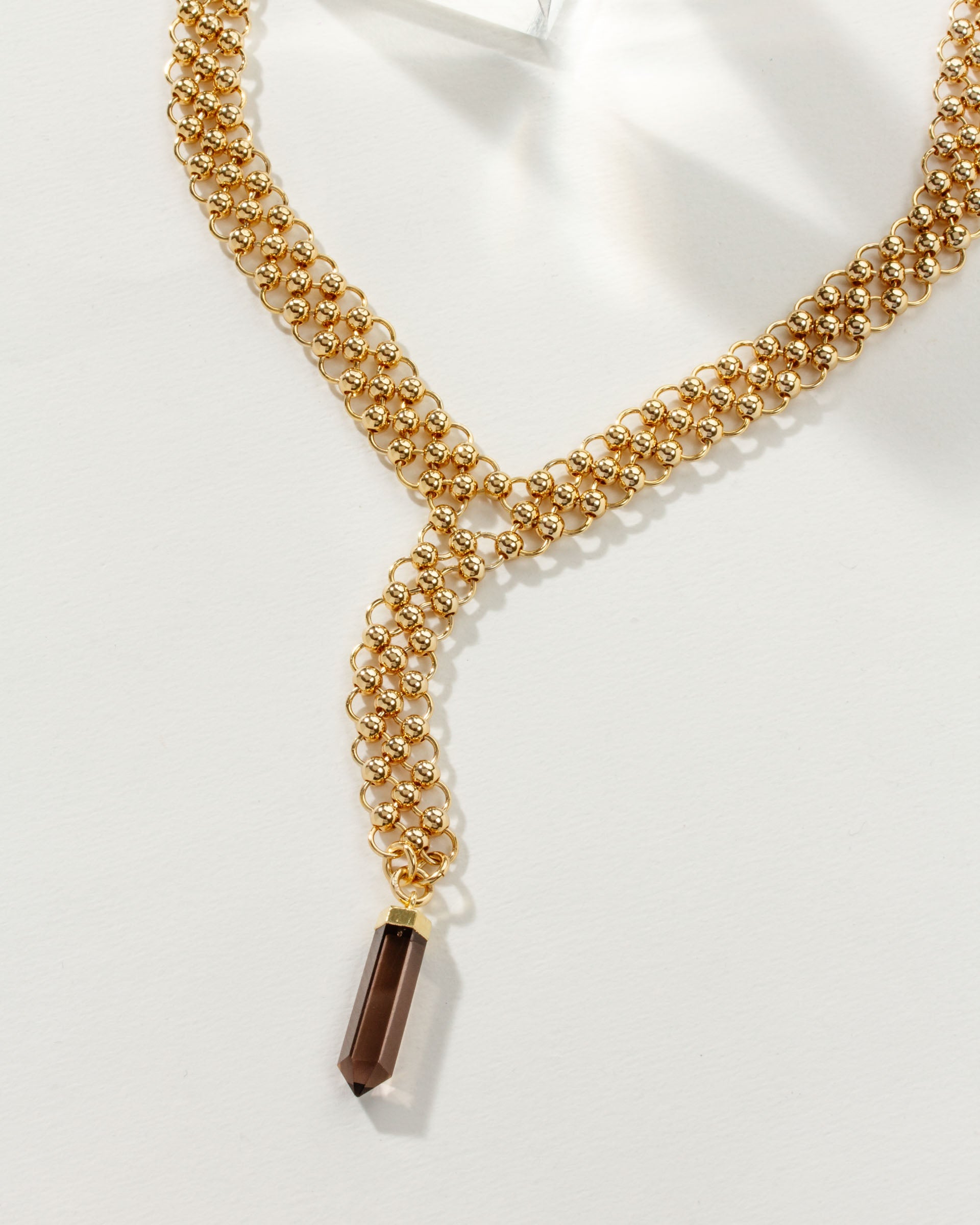Luna Norte - Smoking Point Chain Maille Y-Necklace -