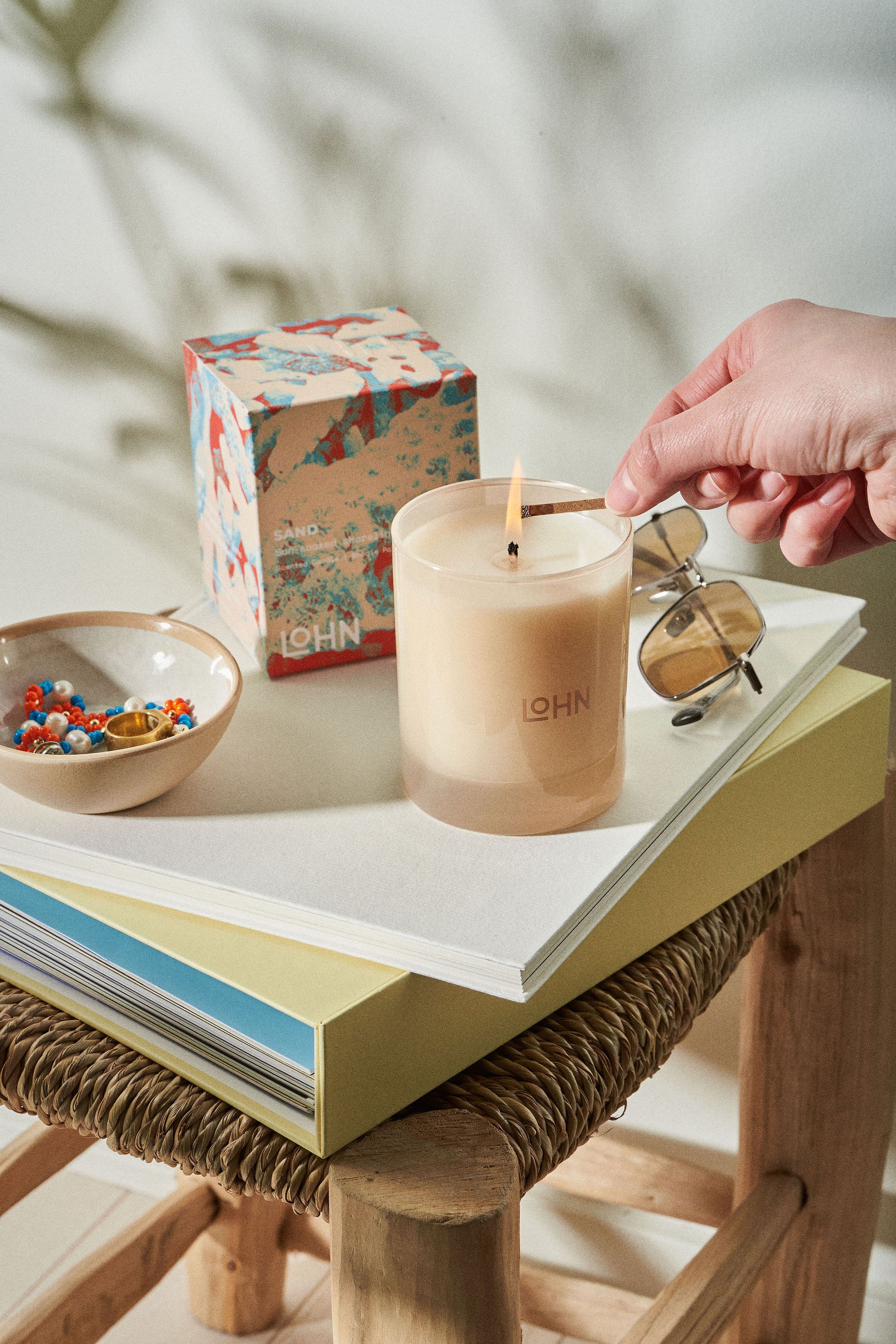 LOHN - Sand Candle - Copal & Palo Santo -