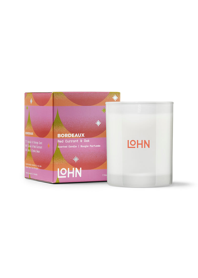 LOHN - Bordeaux Candle - Red Currant & Oak -