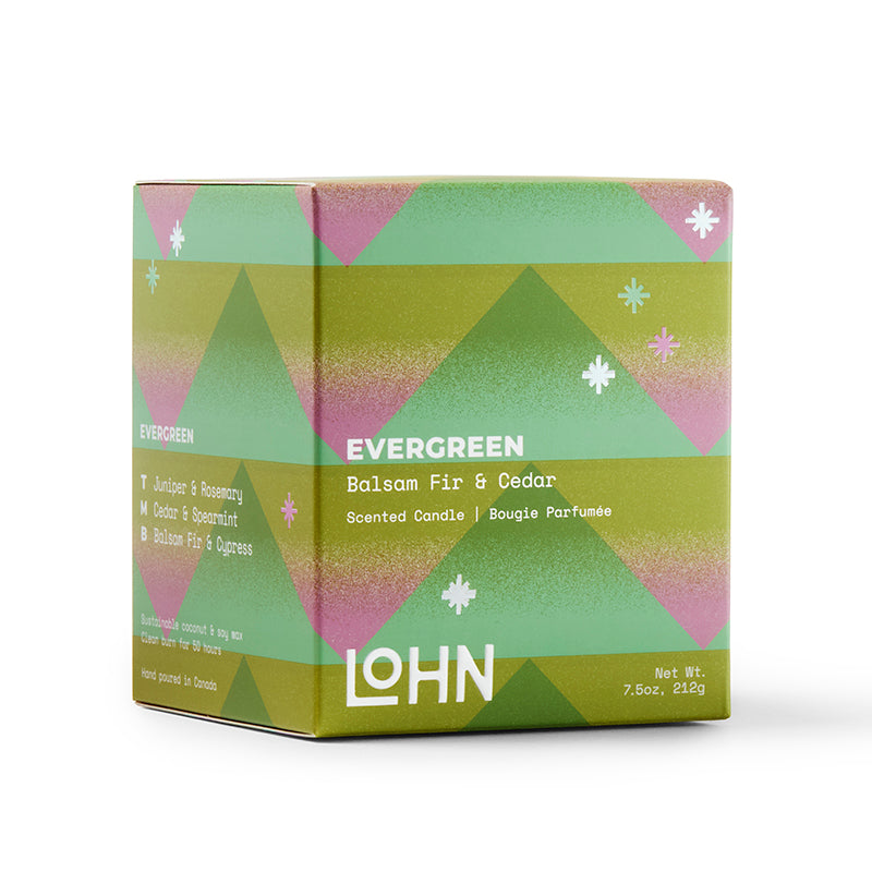 LOHN - Evergreen Candle - Balsam Fir & Cedar -