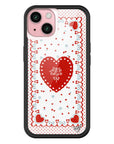 Wildflower iPhone case 15 Lovers Lane Red Cute
