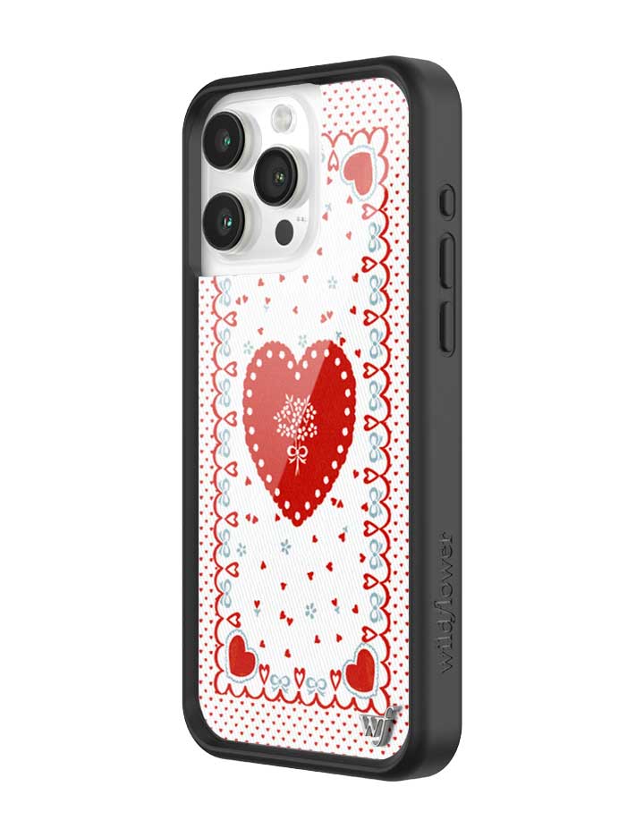 Wildflower iPhone case 15 Pro Max Lovers Lane Red Cute