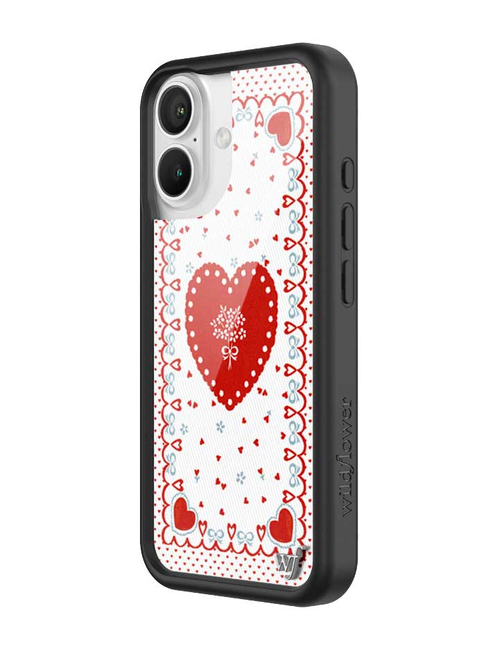 Wildflower iPhone case 16 Lovers Lane Red Cute