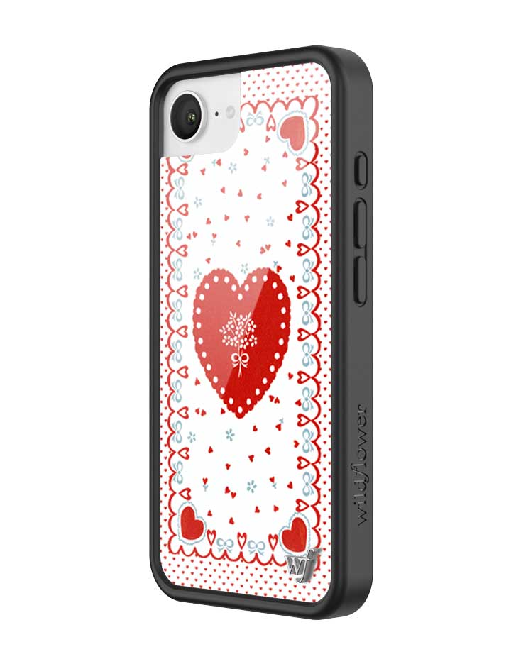 Wildflower iPhone case 16e Lovers Lane Red Cute