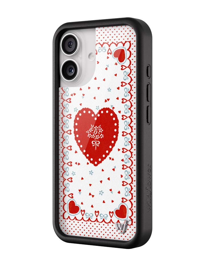 Wildflower iPhone case 17 Lovers Lane Red Cute