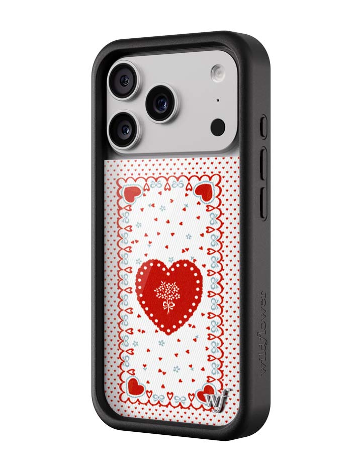 Wildflower iPhone case 17 Pro Lovers Lane Red Cute