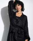 Be Idle - The Long Robe - Black Zig Zag -