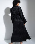 Be Idle - The Long Robe - Black Zig Zag -