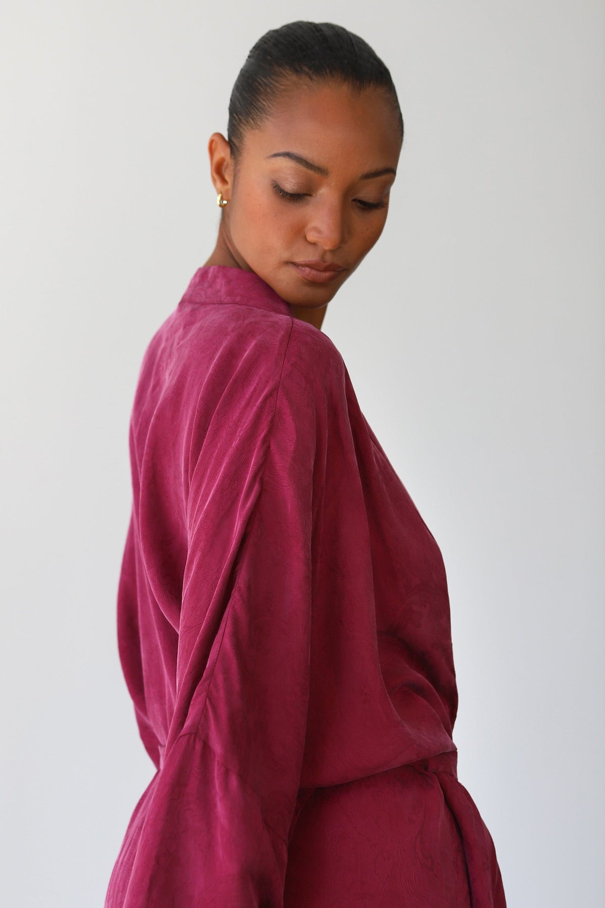 The Long Robe - Plum