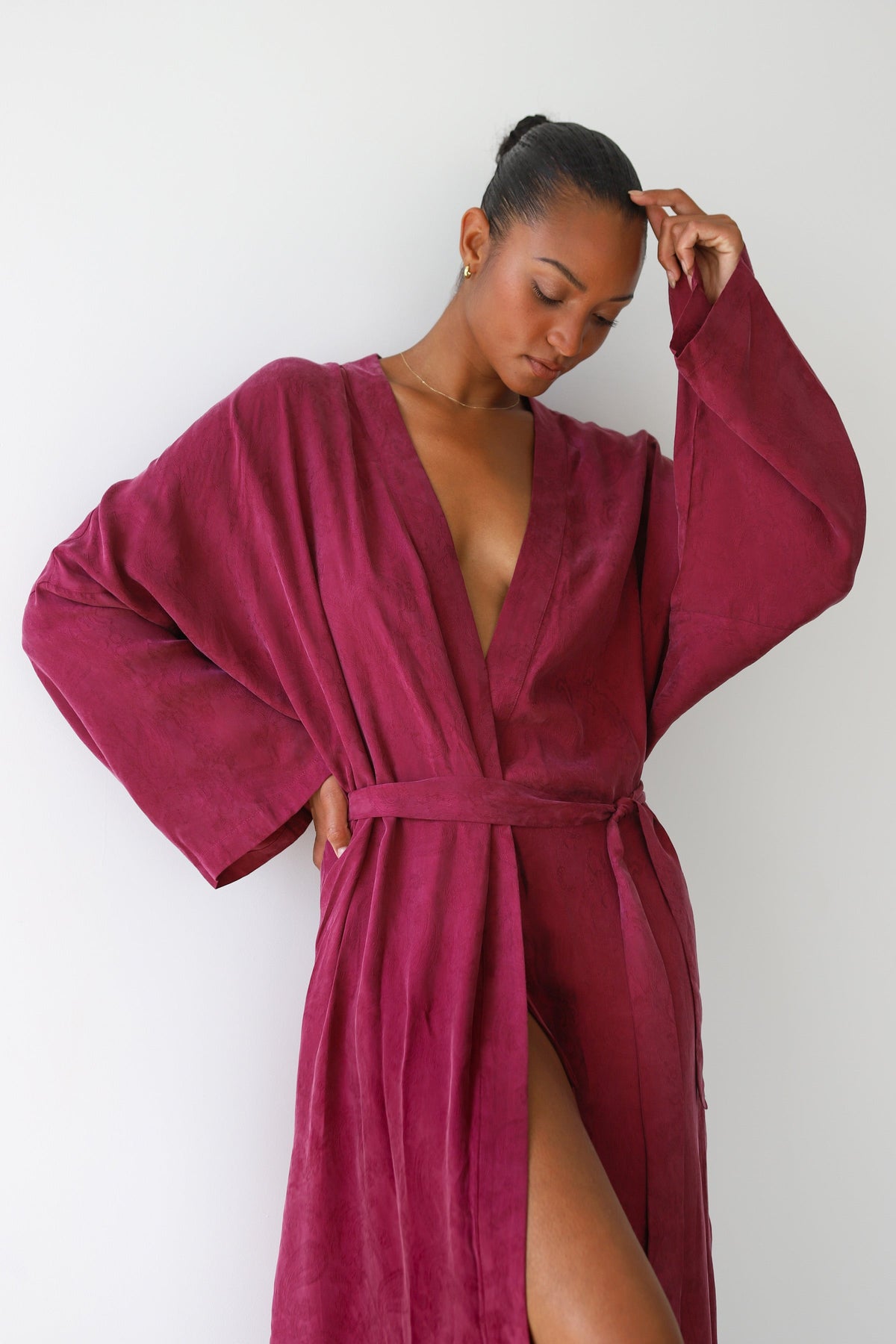 The Long Robe - Plum