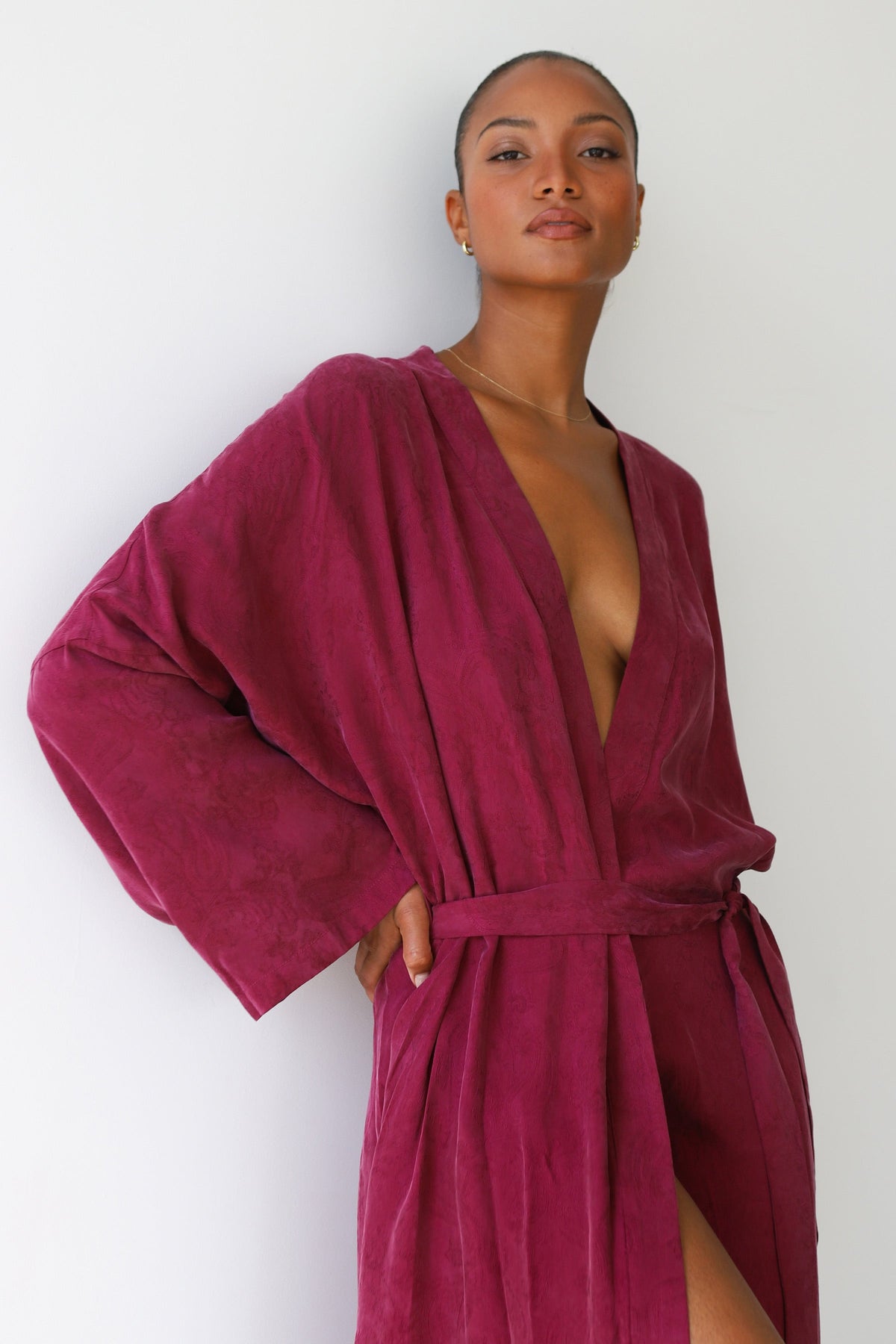 The Long Robe - Plum