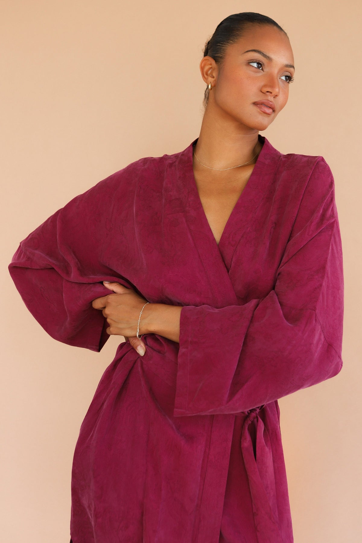 The Long Robe - Plum