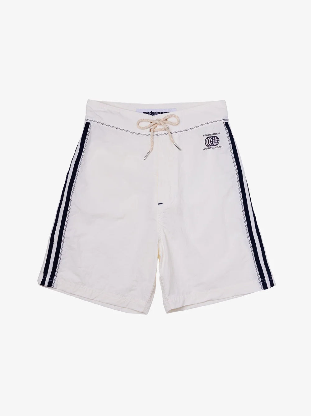 Made Some Long Shorts - White/Navy