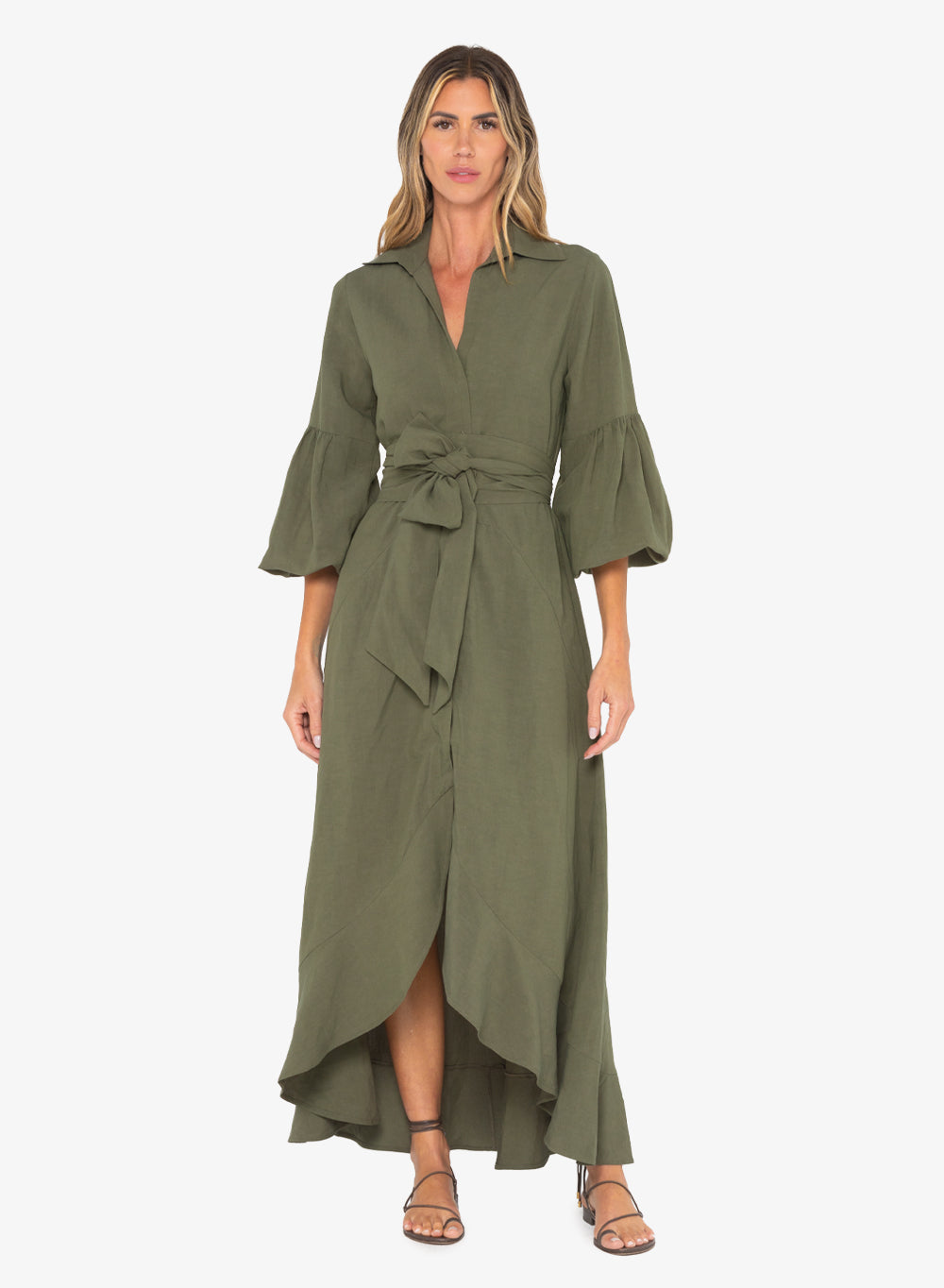 JBQ - Lona Dress - Olive -