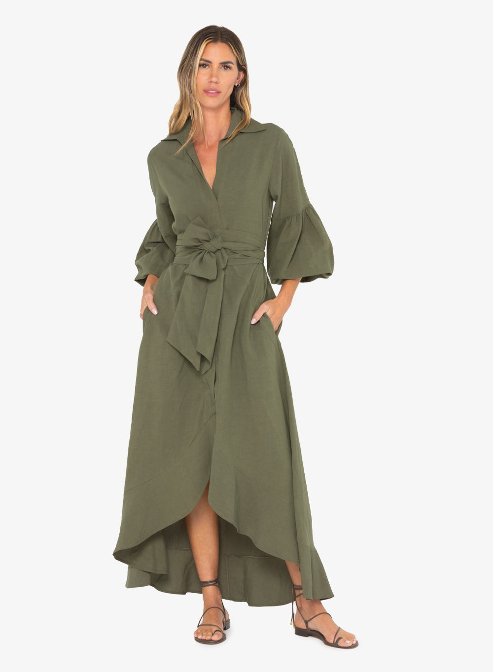 JBQ - Lona Dress - Olive -
