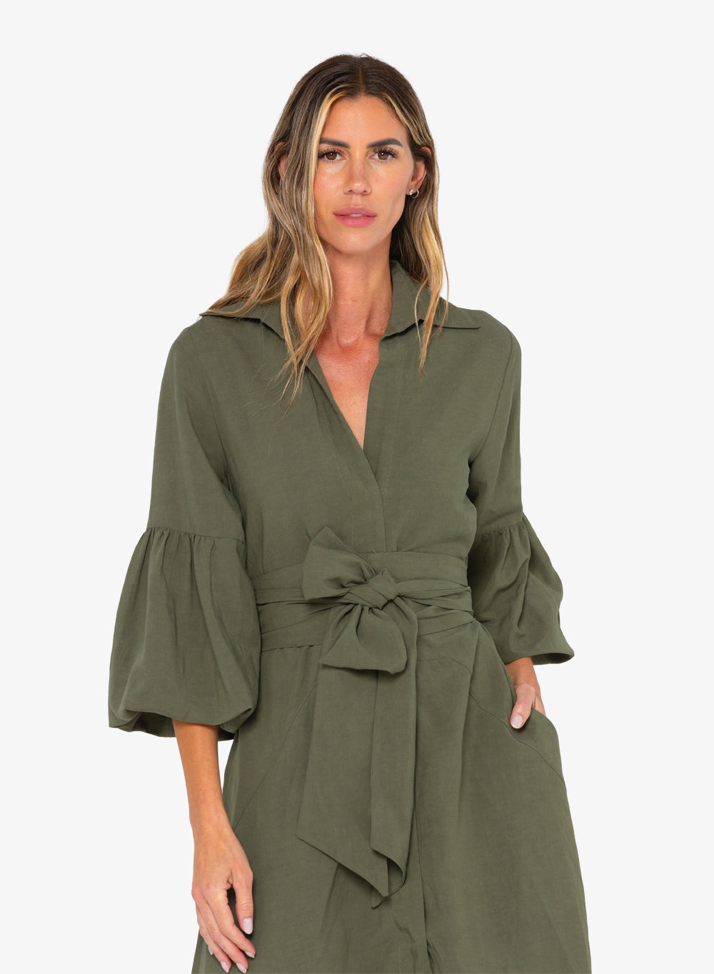 JBQ - Lona Dress - Olive -