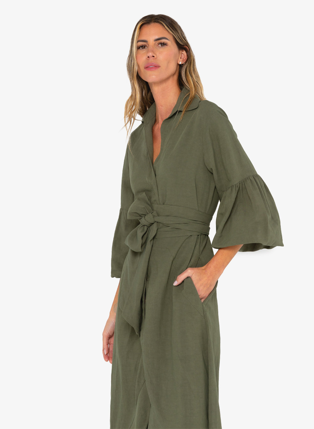 JBQ - Lona Dress - Olive -