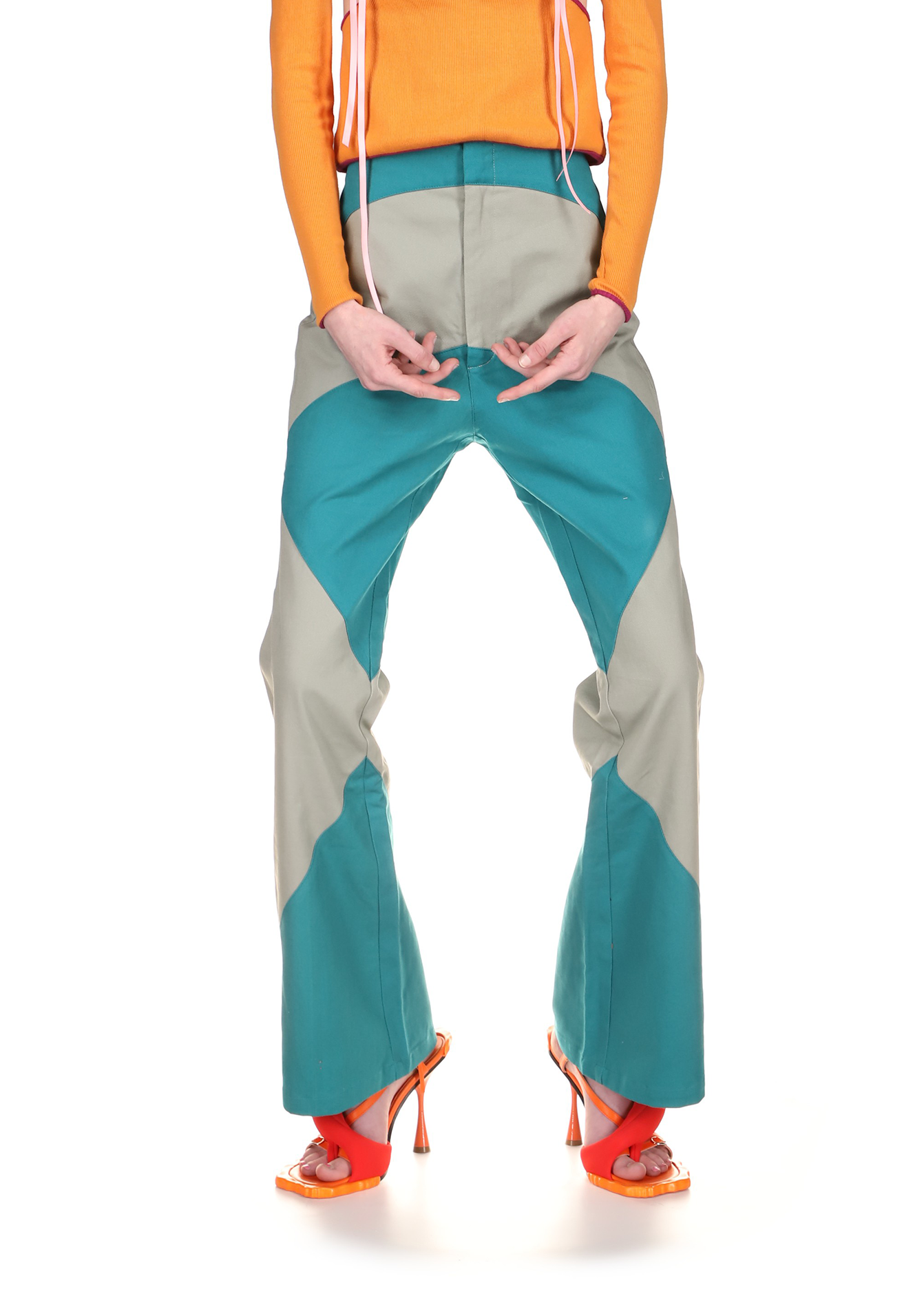 Tyler McGillivary - Lida Pant - Grey-Green/Teal -