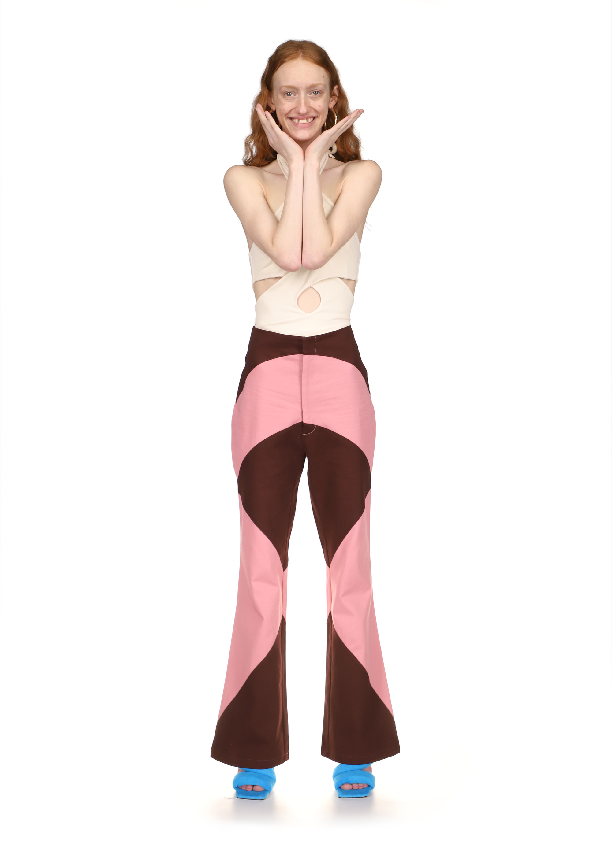 Tyler McGillivary - Lida Pant - Pink/Brown -
