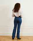 Loup - Marie Flare Leg Jeans - Dark Indigo -