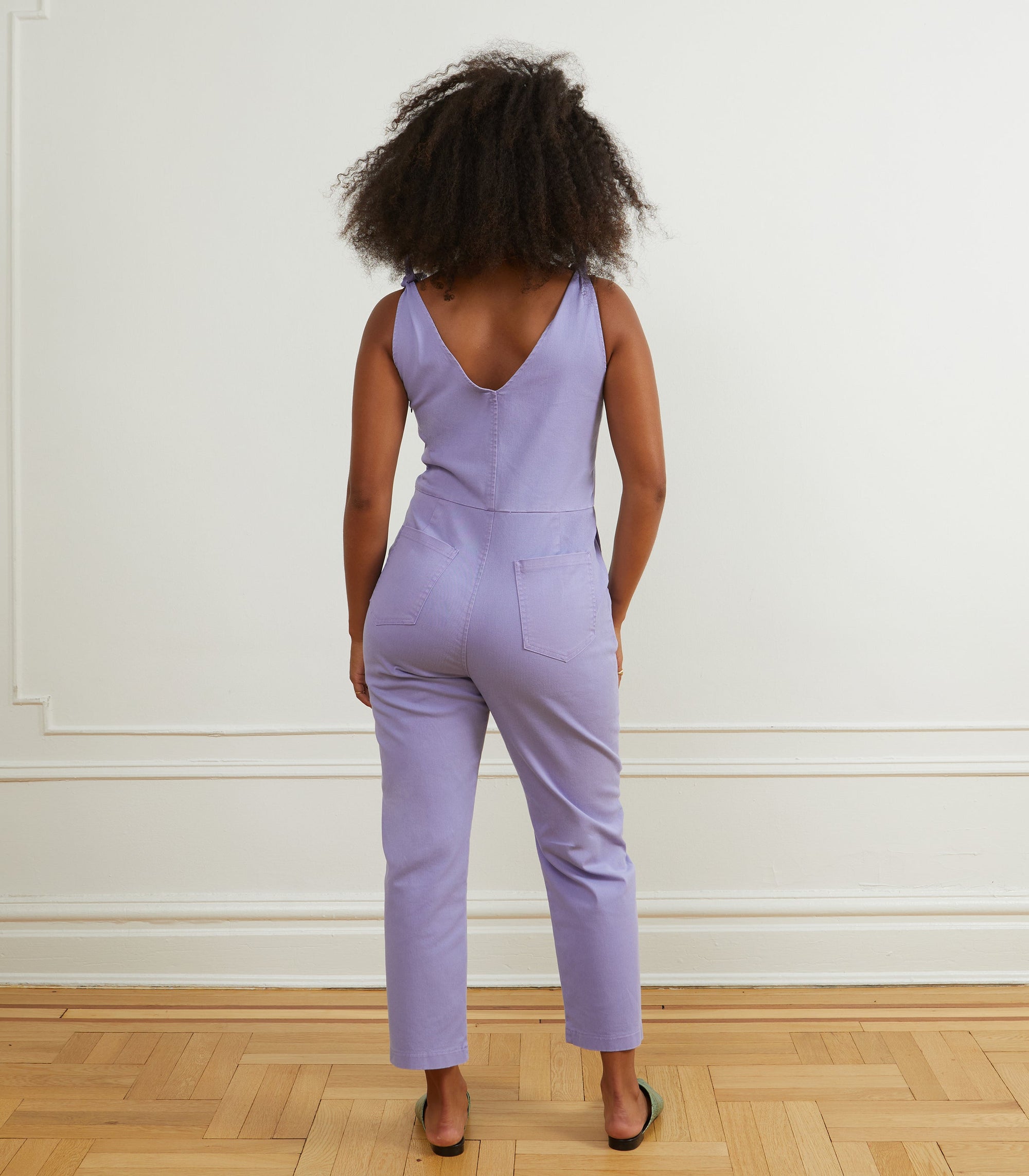 Loup - Slate Tie Strap Coveralls - Lilac -