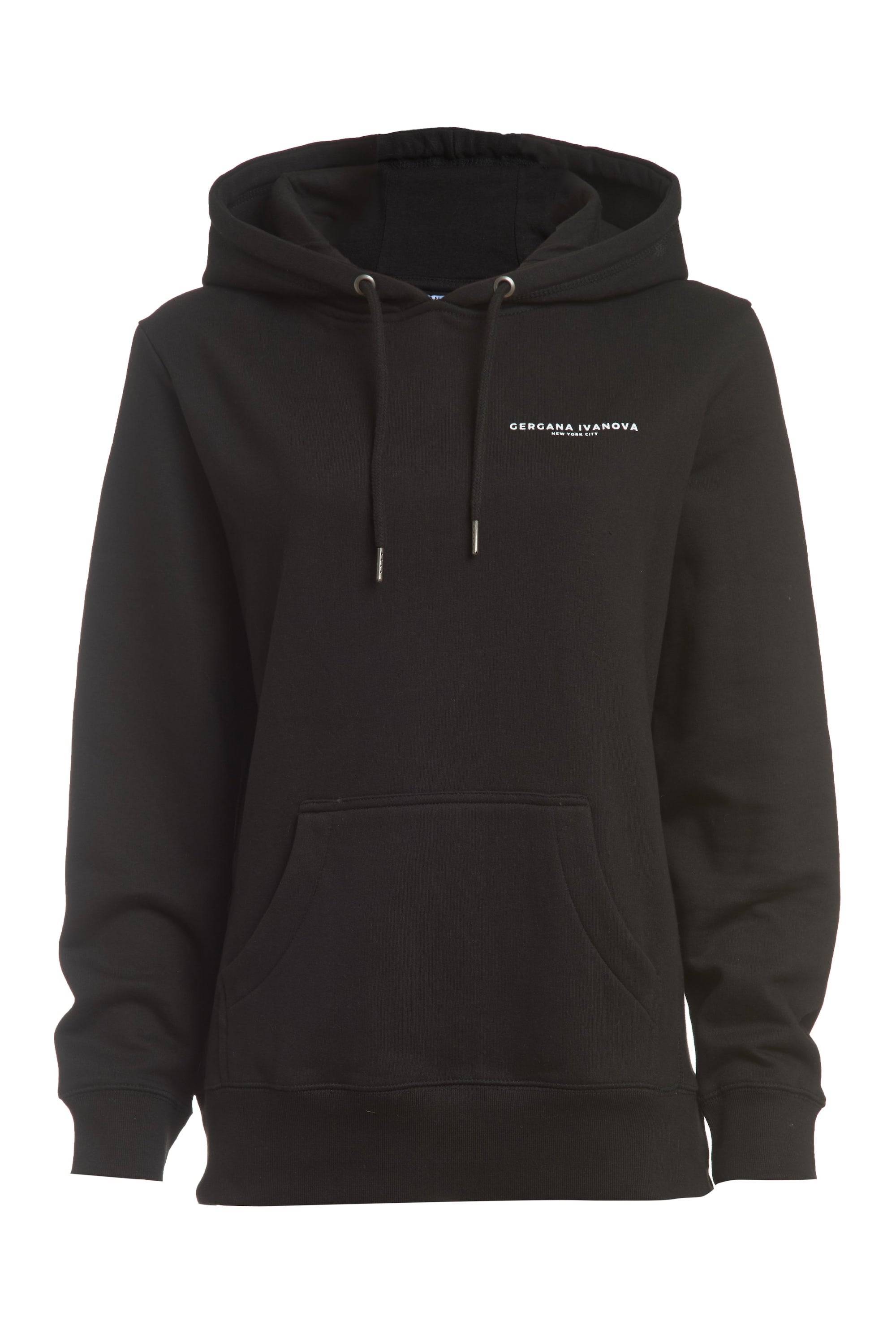 Gergana Ivanova - Organic Cotton Hoodie - Black -