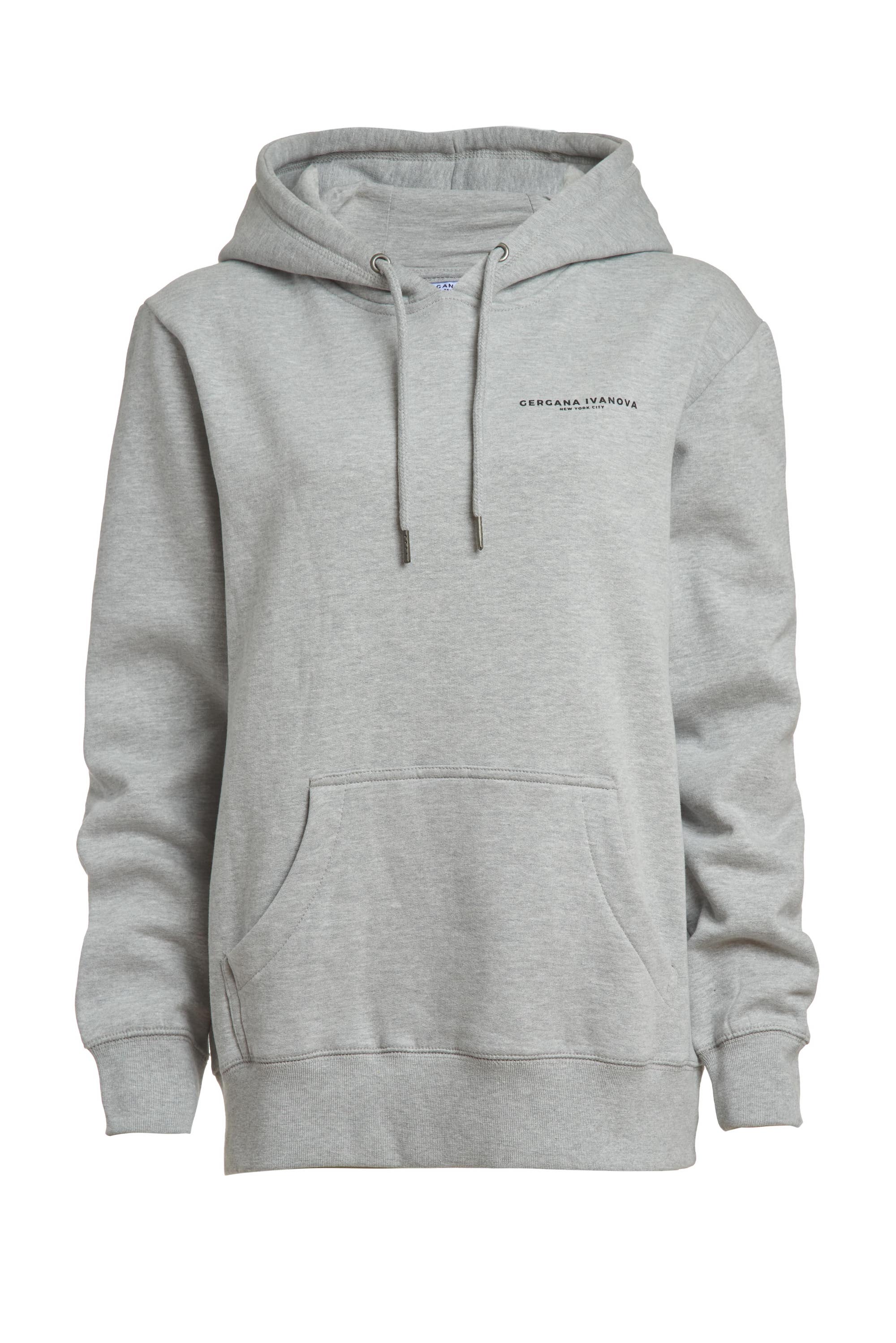 Gergana Ivanova - Organic Cotton Hoodie - Grey -