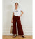 Brigitte Trouser in Cocoa Brown | LOUP