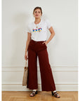 Loup - Brigitte Wide-Leg Trouser - Cocoa -