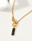 Luna Norte - Hookup Toggle Necklace - Midnight