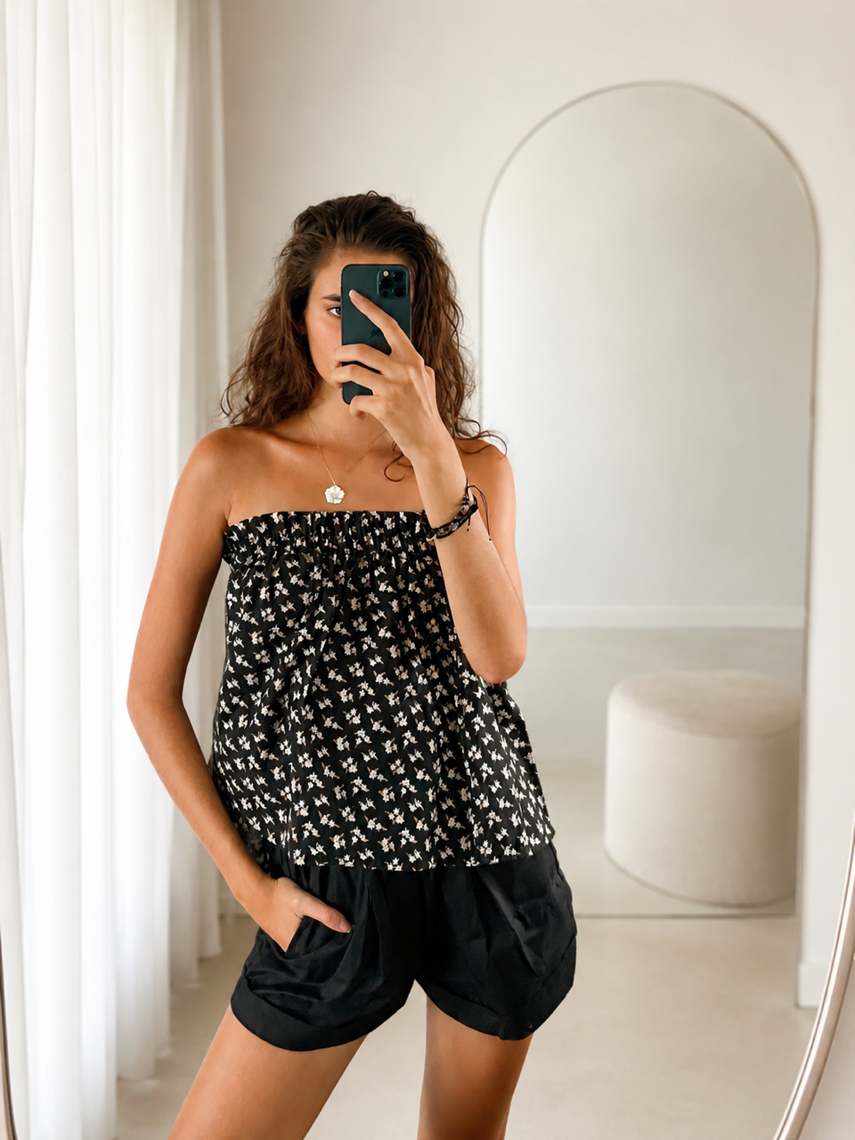 Me + Lia - Luna Shorts Set - Black -